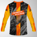 Maglie Team MTB stampa piena arancione